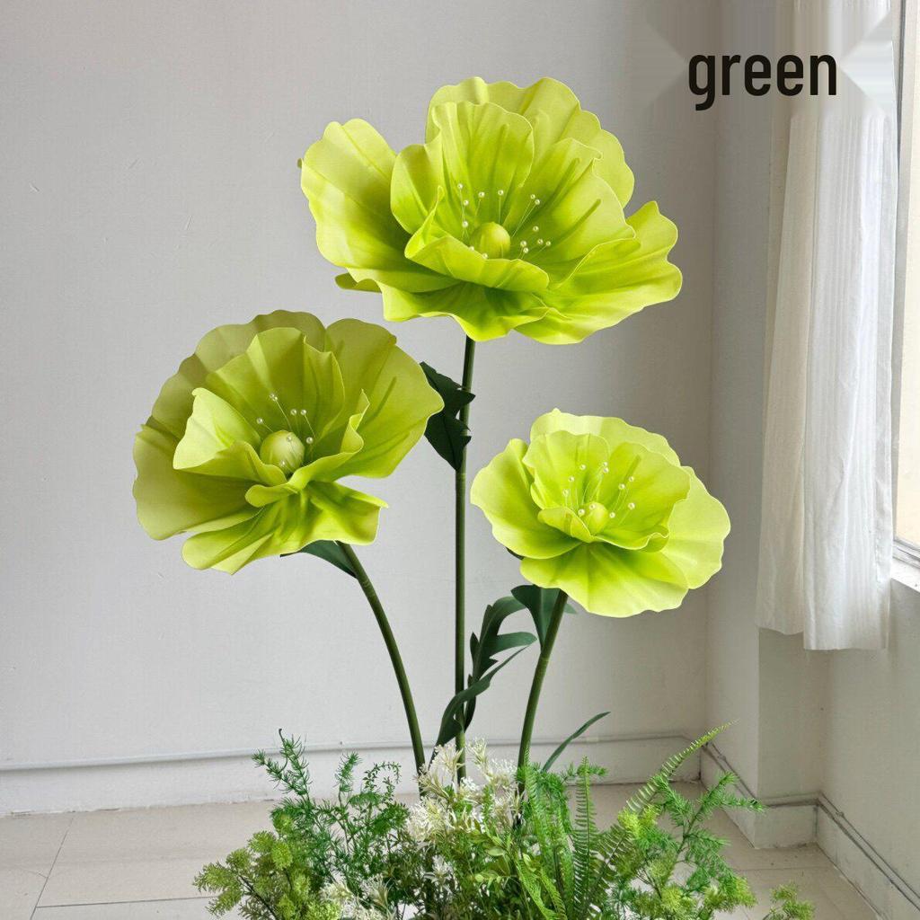 Large Foam Paper Flower Stands for Wedding, Event, or Window Display Decor