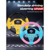 Simulation Children Steering Wheel Toy 360° Rotation Driving Early Education Machine Simulator With Light Sound Toys For Kids