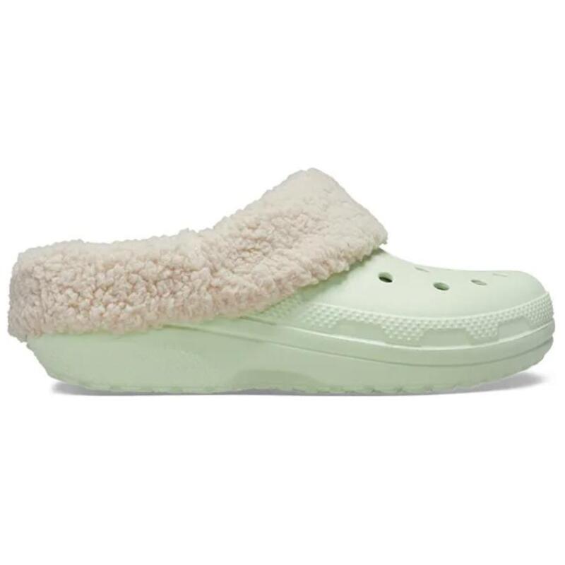 Crocs Fashion Classic Flower Roll Hole Shoes Women's Green