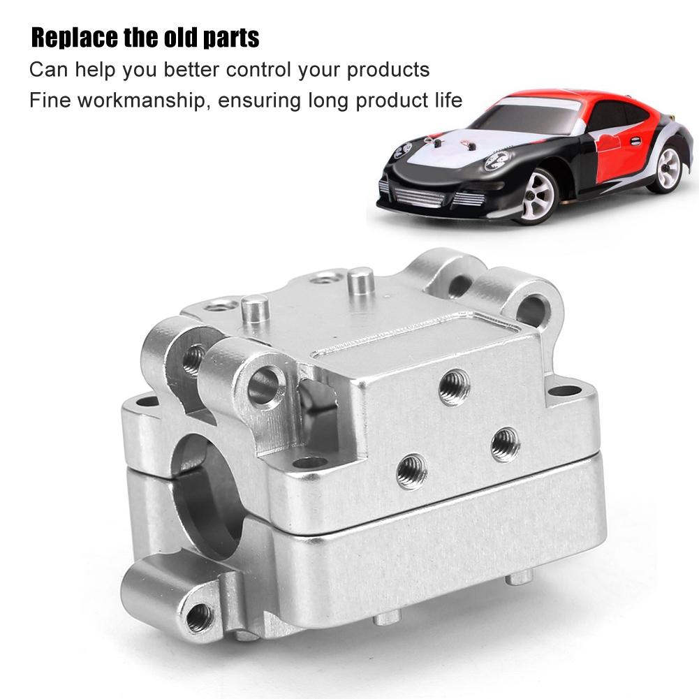 Aluminium Alloy Gear Box RC Gearbox Upgrade Parts Accessory for WL 1 28 K969 K989 P929 CarSilver K989 24S
