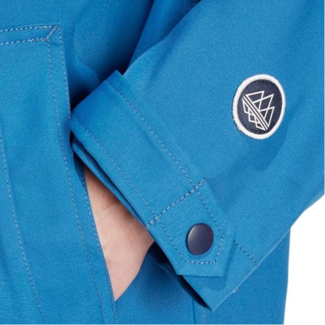 Adidas Originals Spezial SS24 Single-Breasted Lapel Long Sleeve Jacket Men Outerwear Blue IT4262