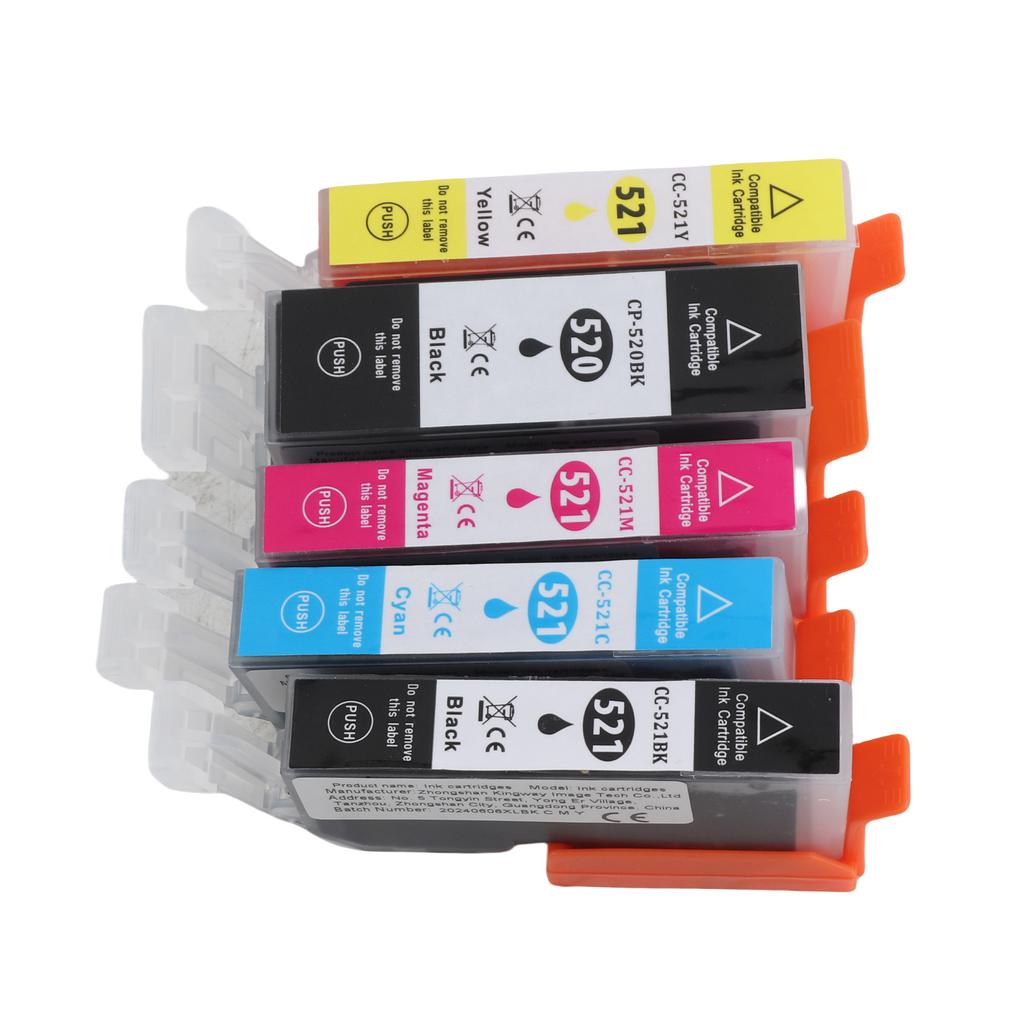 Ink Cartridge ABS Printer Cartridge with Ink for PIXMA IP3600 IP4600 IP4700 MX860 Printer BK BK C M Y