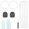 Kit de pièces de rechange Accessoires pour Owala Freesip 24oz 32oz, 2 Bouchons de bouteille Bouchon d'étanchéité 2 Joints d'étanchéité pour bouteille avec Tournevis Nettoyeur Paille