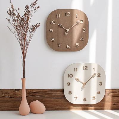 INS Wall Clock Personalized Simple Clock Wall Hanging Home Internet Red Living Room Clock Square Luxury Creativity