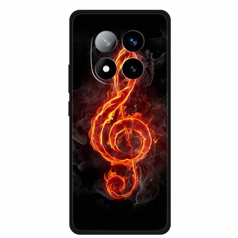 For Redmi Note 14 Pro+ Case Animals Soft Silicone TPU Phone Cases Back Cover For Redmi Note 14 Pro Plus 5G Wolf Shockproof Capa