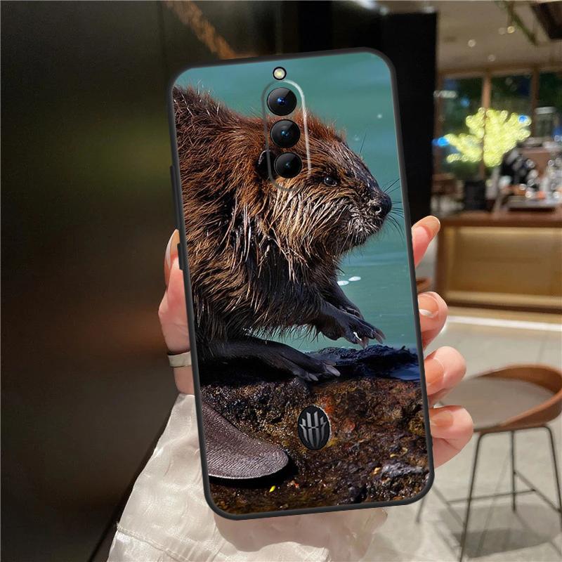 Animal Beaver Case For ZTE Nubia Red Magic 11 10 9 8 9S 8S 10S Pro Plus 6 7 6S 7S For RedMagic 10 Air Cover