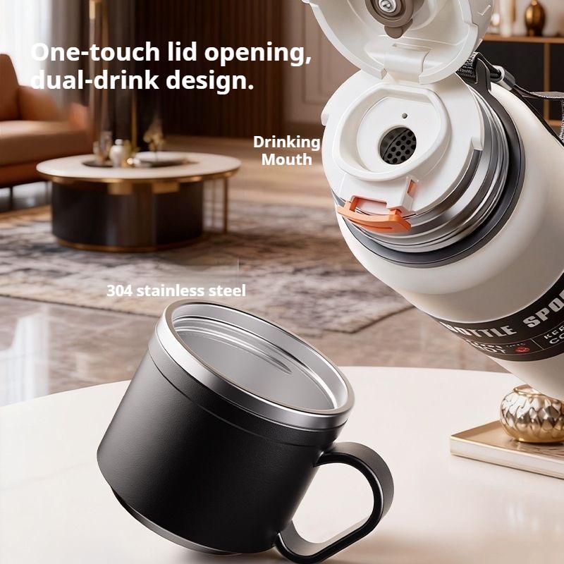 1L Thermal Water Bottle Keep Cold And  Water Bottle Thermos For Water Tea Coffee Vacuum Flasks Stainless Steel Thermos Bottle
