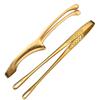 Korean Style Barbecue Clip 304 Stainless Steel Clip BBQ Clamp Roast Meat Shop Long Strawberry Clamp Barbecue Special Anti-Scalding Clip