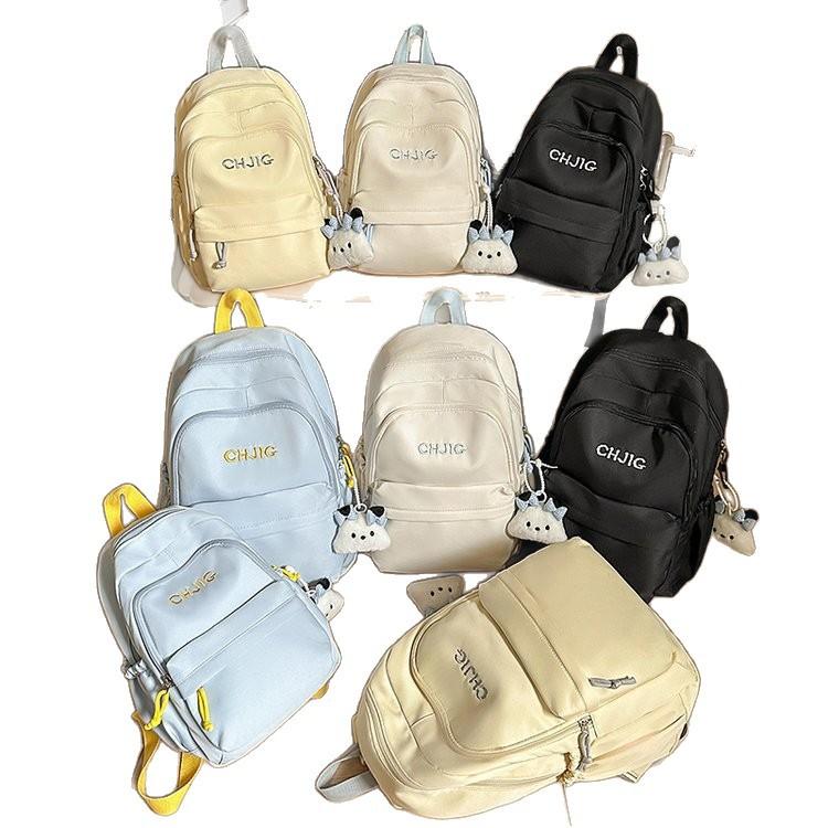 Schoolbag1011 new female ins Japanese large-capacity schoolbag junior high school high school students college students lightweight versatile backpack