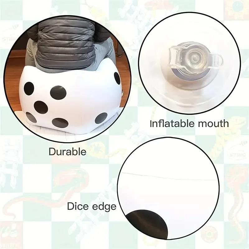 Activity Inflatable Dice PVC Funny Dot Diagonal Inflatable Dice Giant Outdoor Pool Party Games Adults Entertainment Play Cube