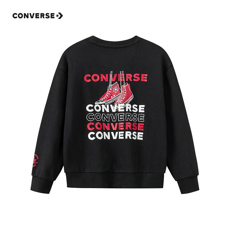 Converse Kids' Cotton Sweatshirt with Retro Back Print