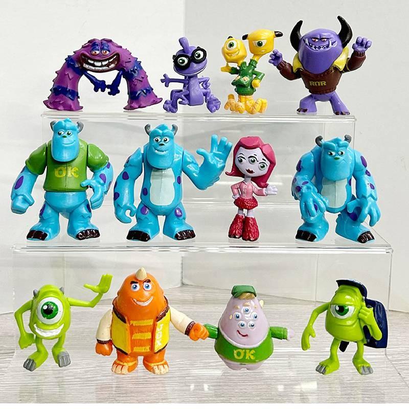 University 12pcs Monsters Action Figure Decoration Doll Cartoon Toy Gift Kids