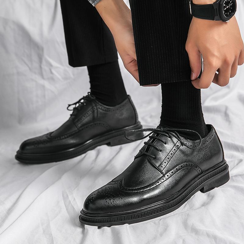 Brock Inland Groom Wedding Business Dress Casual Leather Shoes Summer