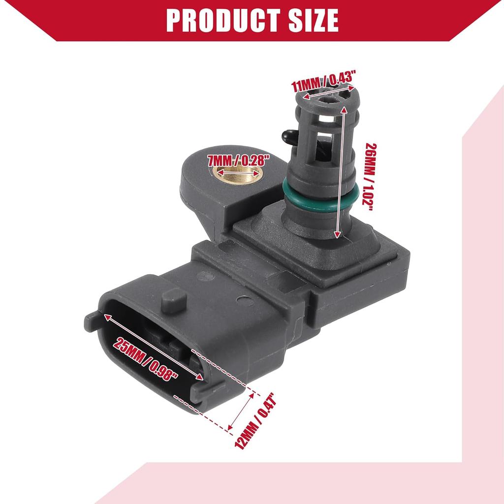 No.68207074AB/68207074AA / Manifold Absolute Pressure Sensor for Dodge Challenger 2015-2017