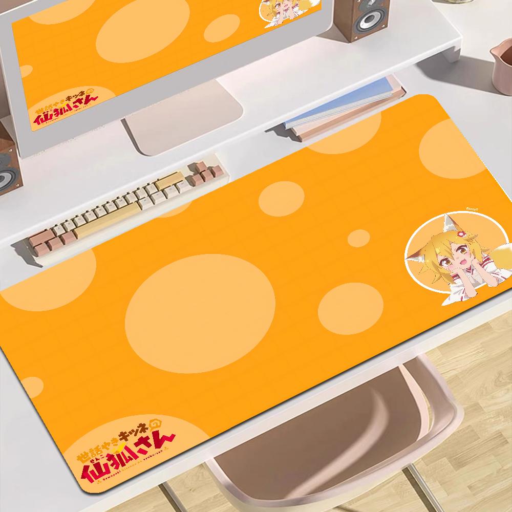 The Helpful Fox Senko-san Fashion Gamer Speed Mice Retail Small Rubber Mousepad Size For Keyboards Mat Boyfriend Gift