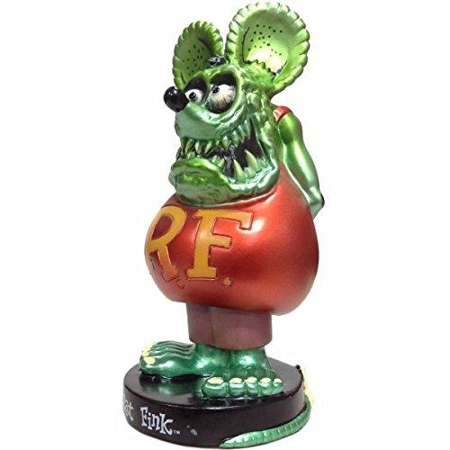 FUNKO Wacky Wobbler RAT FINK (Metallic Green) Rat Fink Bobbing Head Figure Rat Fink RF Merchandise