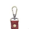 Fashion Leather Keychain, Unisex Key Chain Holder, Business Metal Ring with Belt Loop, Keyring