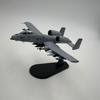 1:100 A-10A Plane Model Aircraft Simulation Display Stand Metal Alloy Fighter Realistic