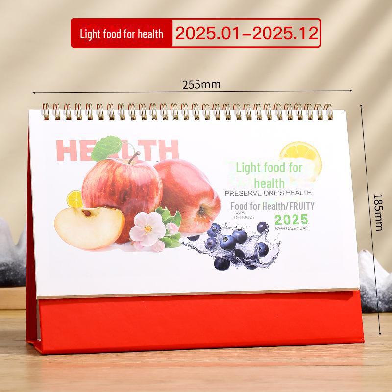 

Креативный настольный календарь на 2025 год Змеи в красном цвете – дизайн треугольника для корпоративной рекламы