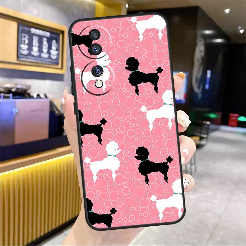 

Poodle Dog For Honor Magic 6 7 8 Pro Case For Honor 90 70 50 Lite 400 200 X8c X8b X9a X9b X9c X9d Win RT Honor X8b
