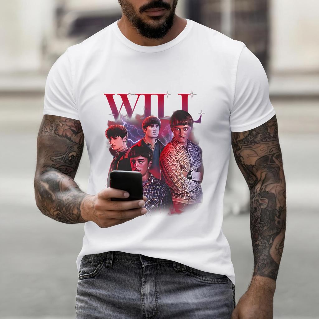 Fashion Round Neck Raglan Short Sleeve Workwear Printed Tops Ladies Summer Tops