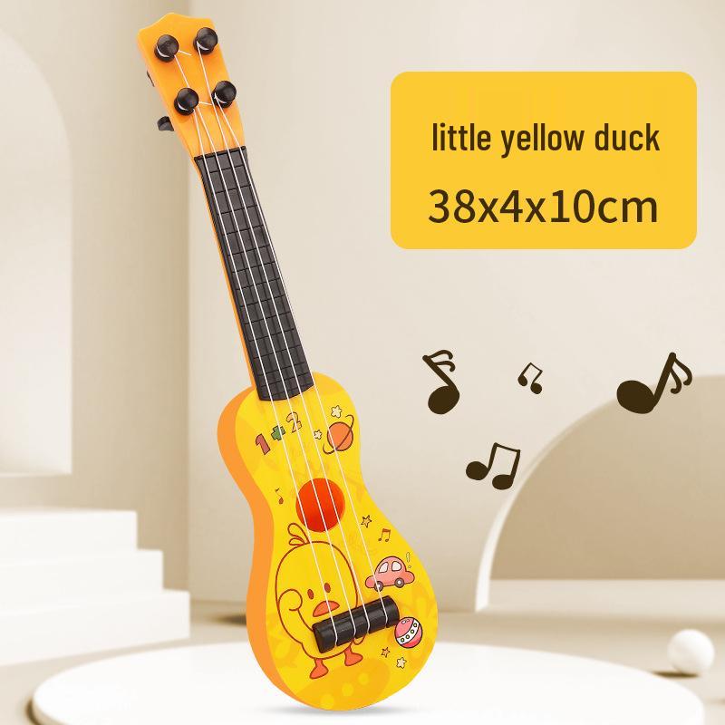 Astronaut-Themed Children's Ukulele: Playable Beginner's Four-String Guitar Toy