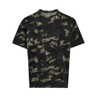 Projekt SS25 Rock Letter Locker Bequemer Allover-Print Rundhals-T-Shirt Herren T-Shirts Quarzgrau 1389976-251