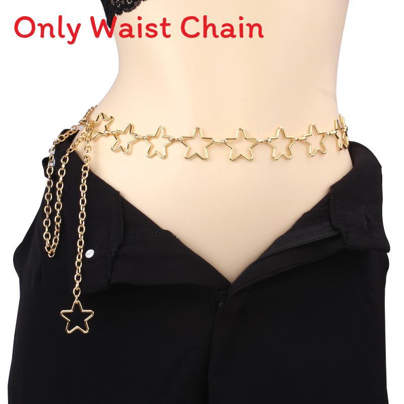 Fashion Star Pattern Body Chain With Alloy Material For Women Casual Wear