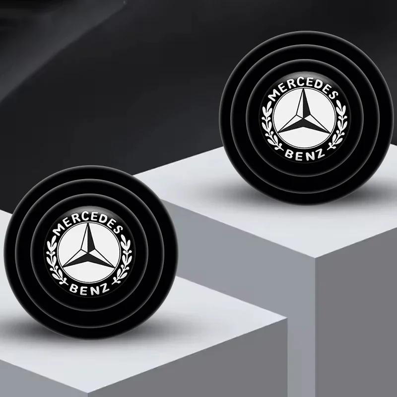 Hot Car Sticker Car Door Silicone Cushion Pad Shock-absorbing Silent Pad Car Accessories For Mercedes Benz AMG New A/B/C/E Class