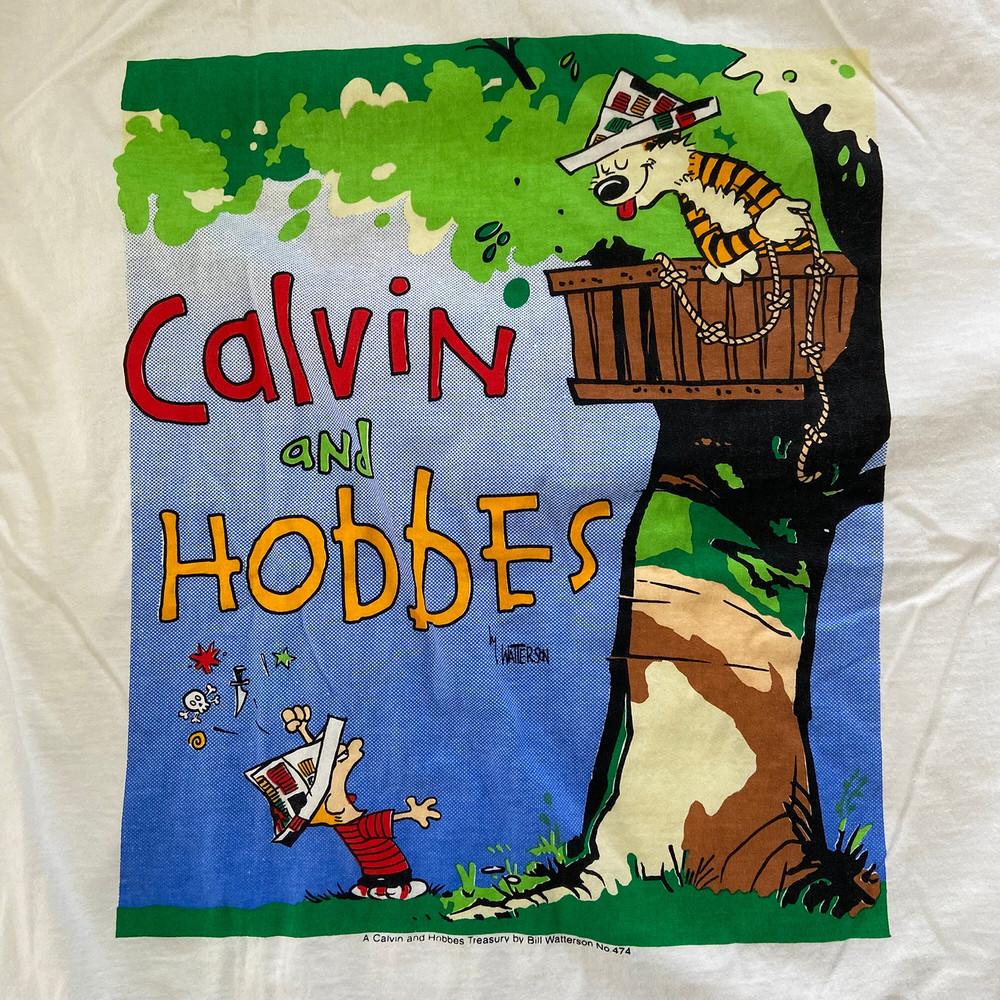 Calvin and Hobbes T-Shirt White Unisex Tee All Size S-4Xl CO213 Unisex T-Shirt S