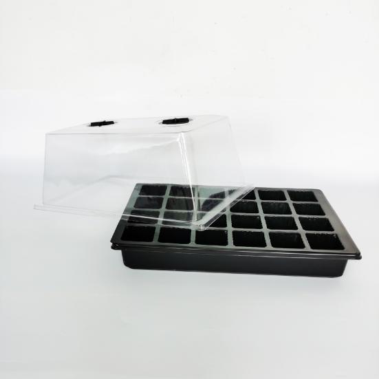 Germination Tray Transparent Cover Eco-friendly PP Flower Nursery Pot for Succulent
