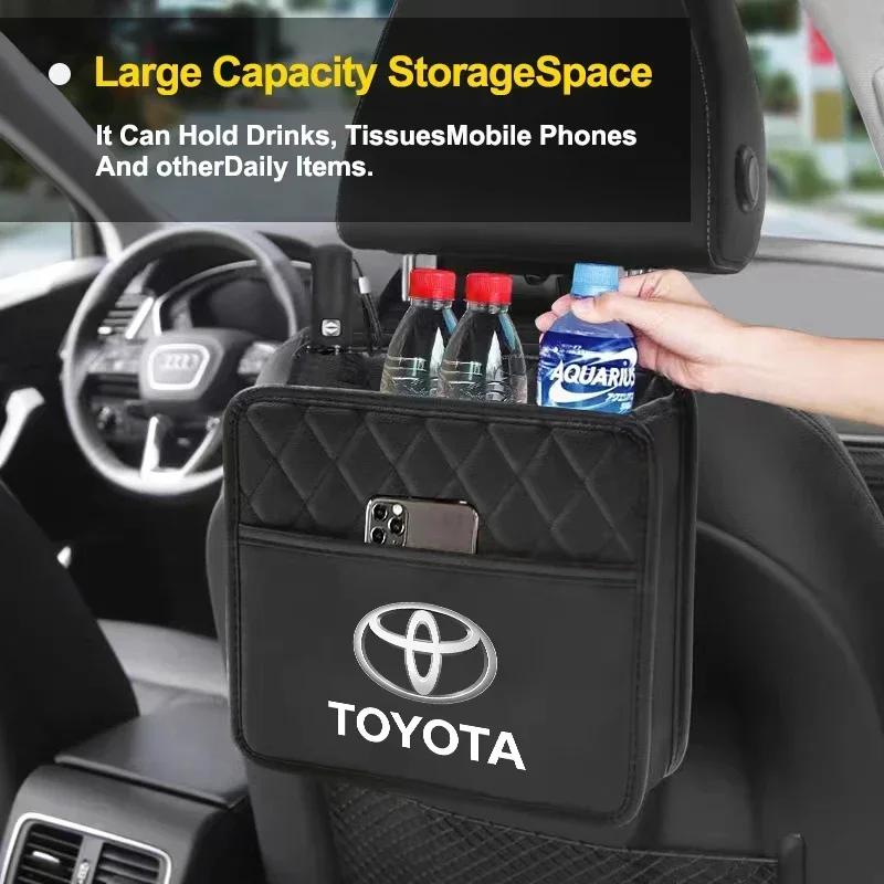 Car Multi-function Storage Bag Automobile Seat Back Storage Pocket For Toyota Corolla Avensis Yaris Rav4 Hilux Auris Camry Prius