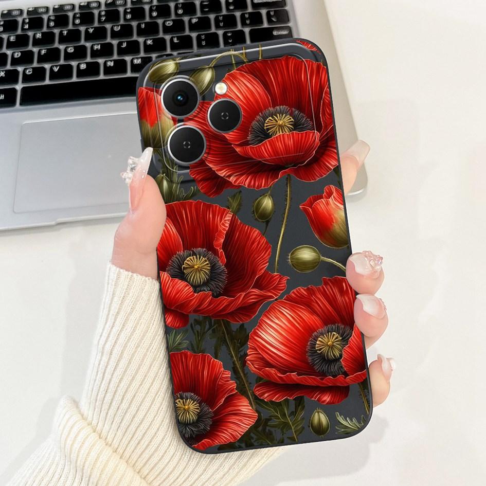 For Tecno Spark 40 Case Popular Cartoon Space Soft Silicone Camera protection Phone Cover For Tecno Spark 40C Spark40 4G Housing