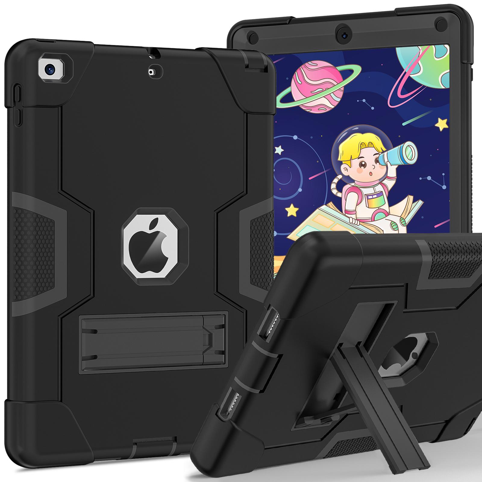 Robuuste hoes voor nieuwe iPad 9.7 (5e 6e Generatie) Model A1822 A1823 A1893 A1954 3-Laags Beschermhoes Schokbestendig iPad 9.7 2017 2018