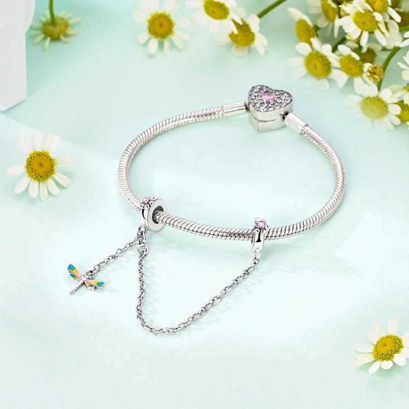 Past op Originele Armbanden Koperen Charms Kralen Diy Zirkonia Uil Hart Blauwe Olifant Beschermer Oog Verjaardag Sieraden Cadeaus