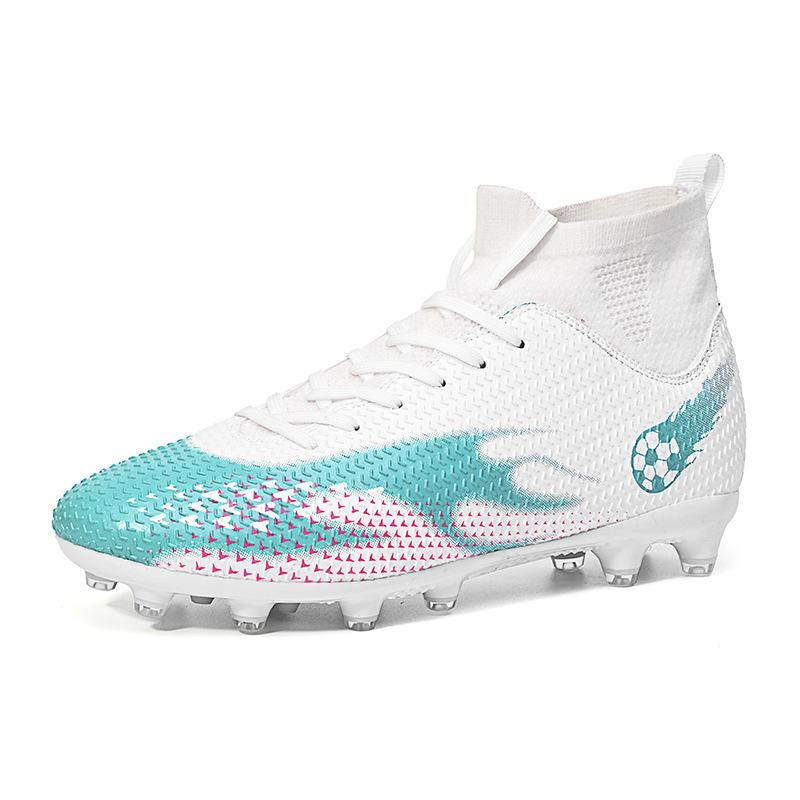 High-top football shoes men's new 2025 nail sports shoes, sneakers, long nails for training, a broken student shoe
