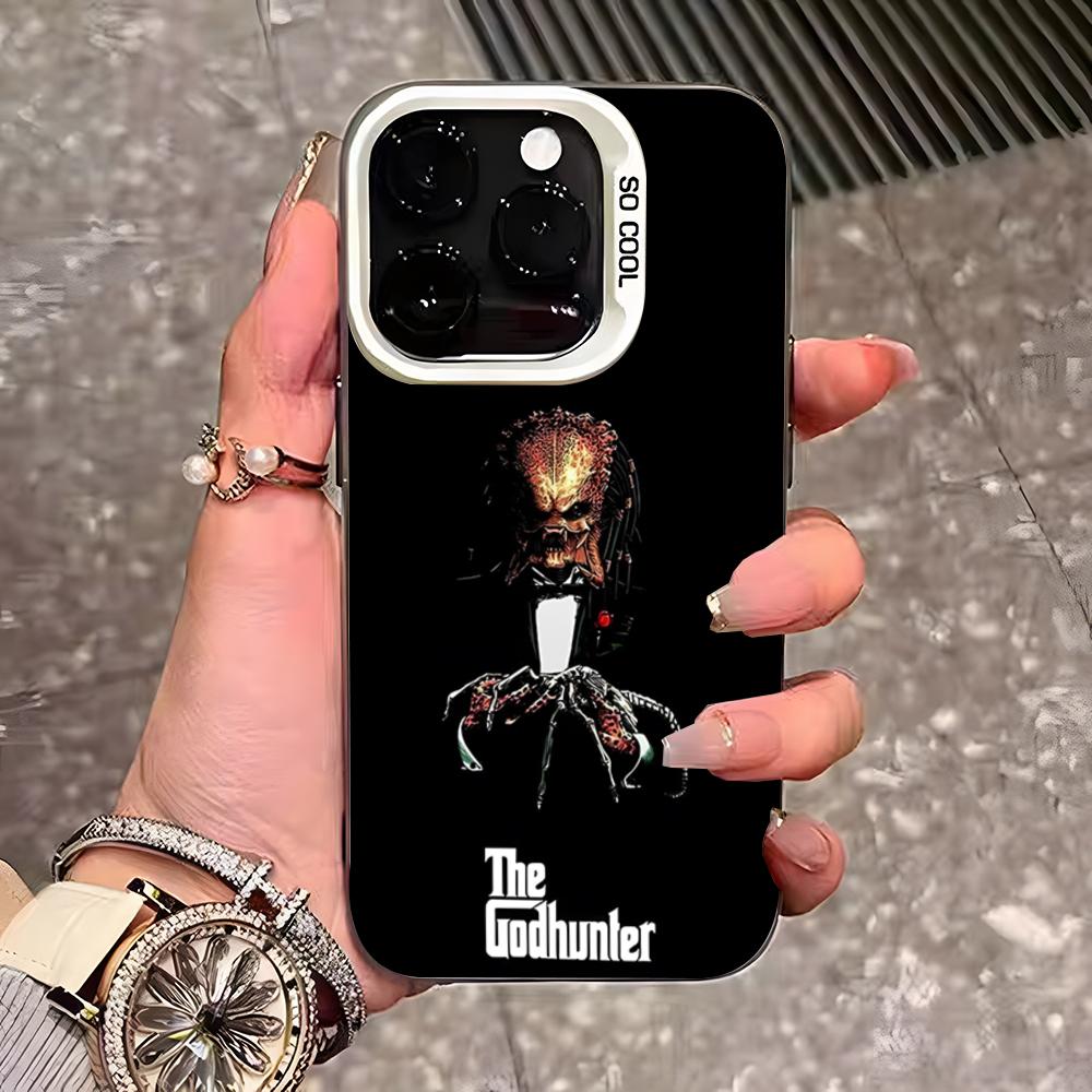 

Predator Phone Case For IPhone 17 Pro Max 16 Pro Max 15 14 13 11 12 Mini Xs X Xr 7 8 Plus Se Color Silver Cover iPhone 13
