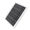 Solarmodul 10W Vorbohrung Monokristallin Wasserdicht 18V Outdoor-Solarmodul für Inselnetzbeleuchtung