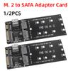 M.2 To SATA Adapter SFF-8654 To M2 NVME SSD Converter 22Pin SATA To M2 Expansion Card 2 In 1 Combo Adapter for Mainboard