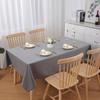 Waterproof Rectangle Table Cloth Anti-Shrink Soft and Wrinkle Resistant Washable Faux Linen Table Cover