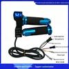 Blue Screen Electric Vehicle Throttle Grip with Voltage Display and Forward/Reverse Switch