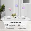 4FT/6FT Küchen Spandex Tischdecke Enganliegend, Passend, Waschbar und Knitterarm Rechteckige Terrassentischdecke für Veranstaltung Hochzeit
