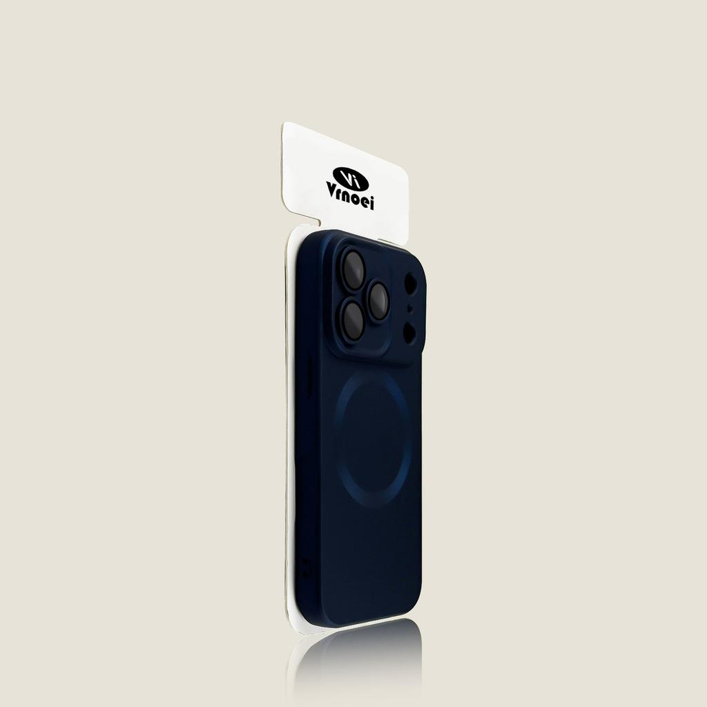 Luxury Matte Metallic Sheen Magnetic Case For 17 16 15 13 14 11 12 17 Pro Max Phone Cases Lens Protector Shockproof Cover