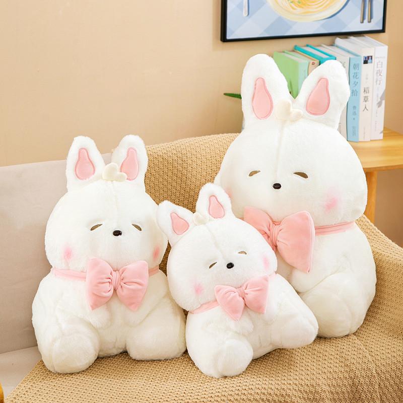 Plush Rabbit Toy With Pp Cotton Filling For Kids Playroom And Bed Decor
