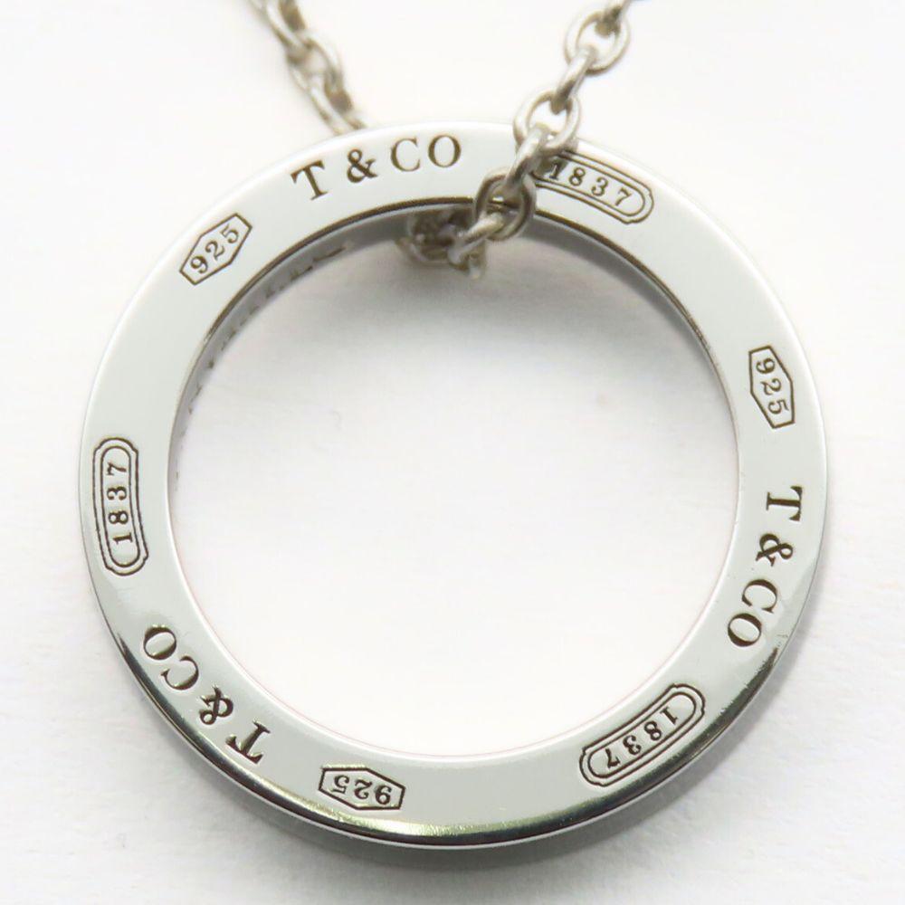 Used TIFFANY&Co. Necklace 1837 Circle Silver925 5.0g Silver Accessories