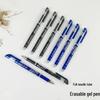 Heat Erasable Pen, 0.5mm, Black & Blue, Full Needle Tube for Students