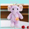 Portachiavi Elefante di Peluche con Imbottitura in Cotone PP per Bambini e Collezionisti