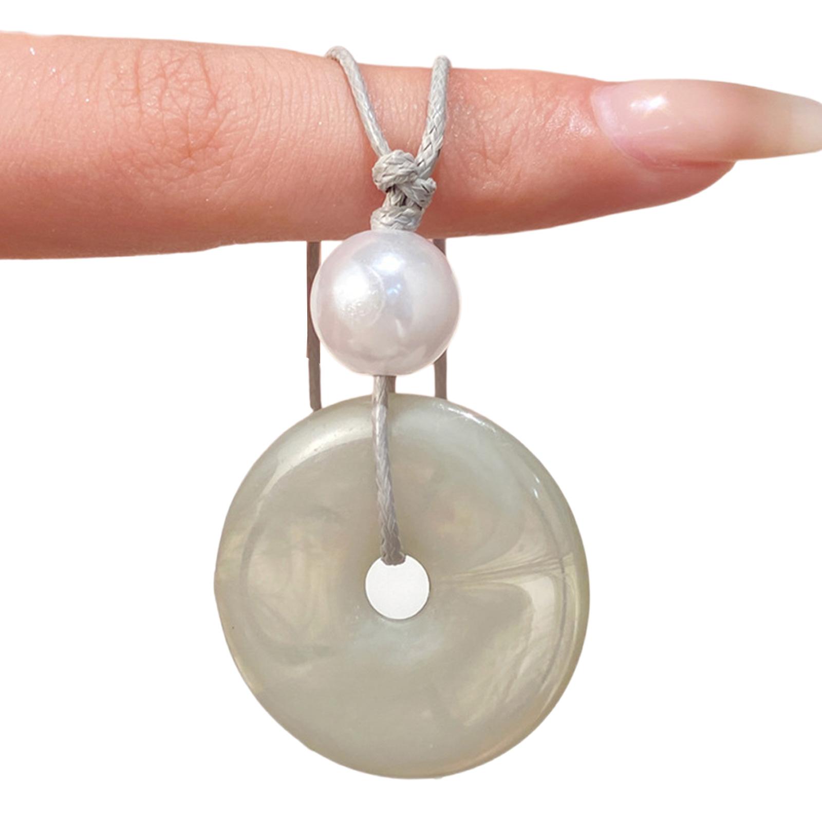 

Китайский мир пряжка кулон ожерелье ручной работы плетеная веревка колье колье для женщин ключица цепочка ювелирные изделия подарок серый