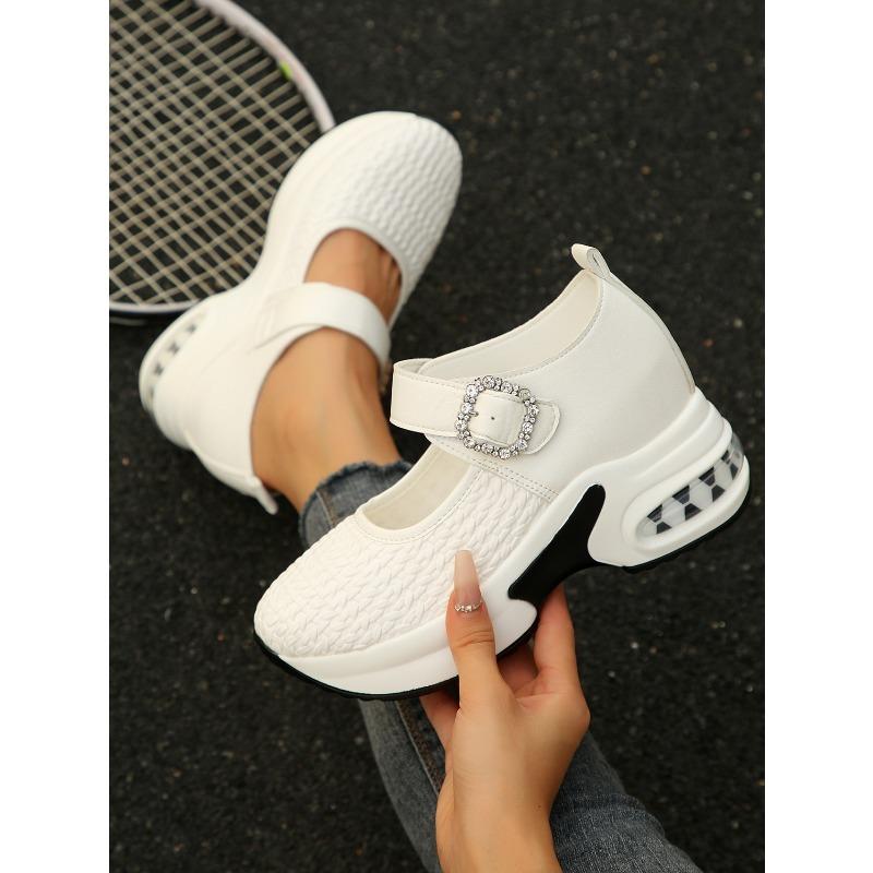 Women Casual Sneakers Breathable Comfortable Outdoor Trend Platform Sneakers Lightweight Wedges Slip on Shoes