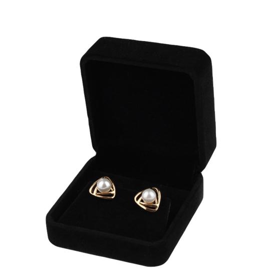 Velvet Presentation Jewelry Ring Necklace Bracelet Storage Display Box Case Gift